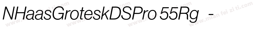 NHaasGroteskDSPro 55Rg◆字体转换